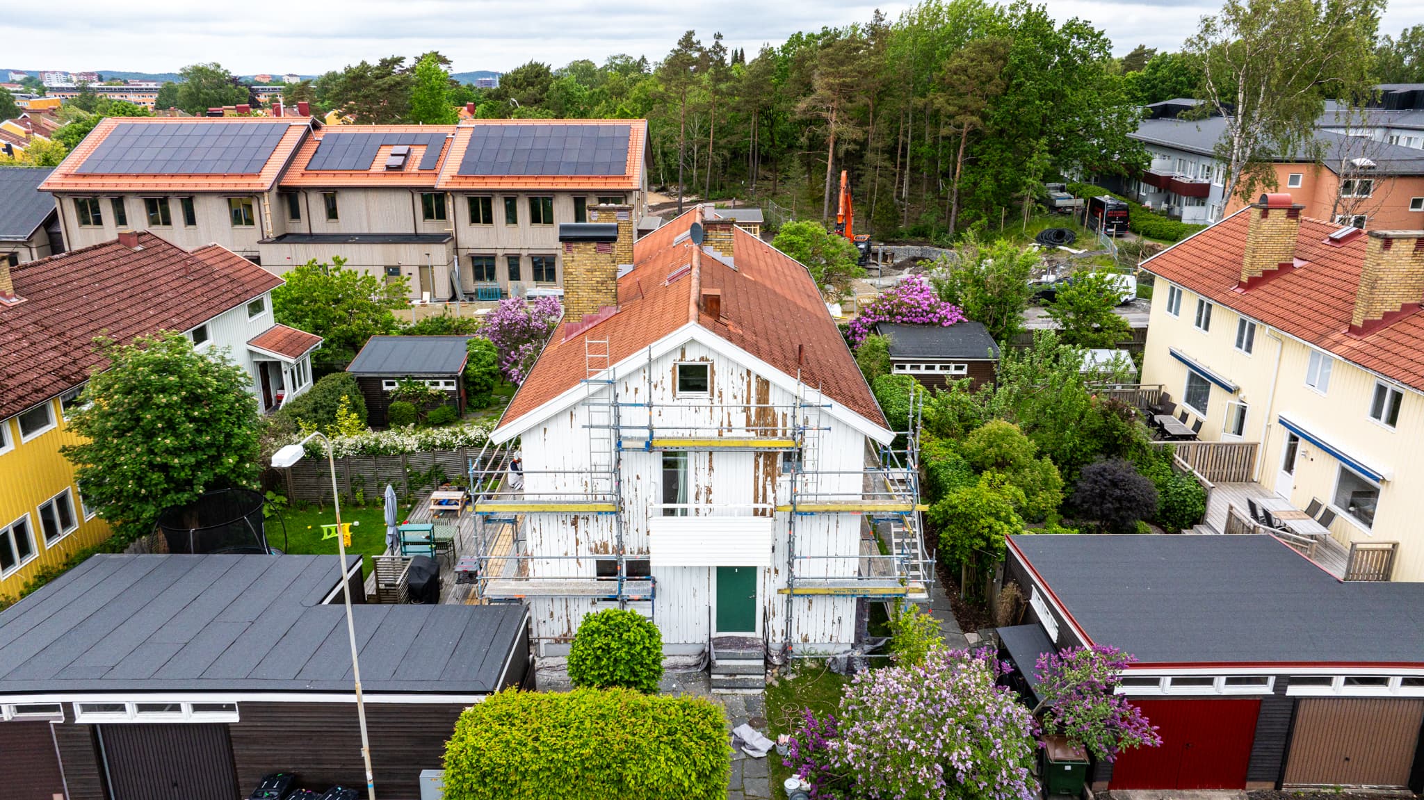 Fasadmålning i Kålltorp, Göteborg