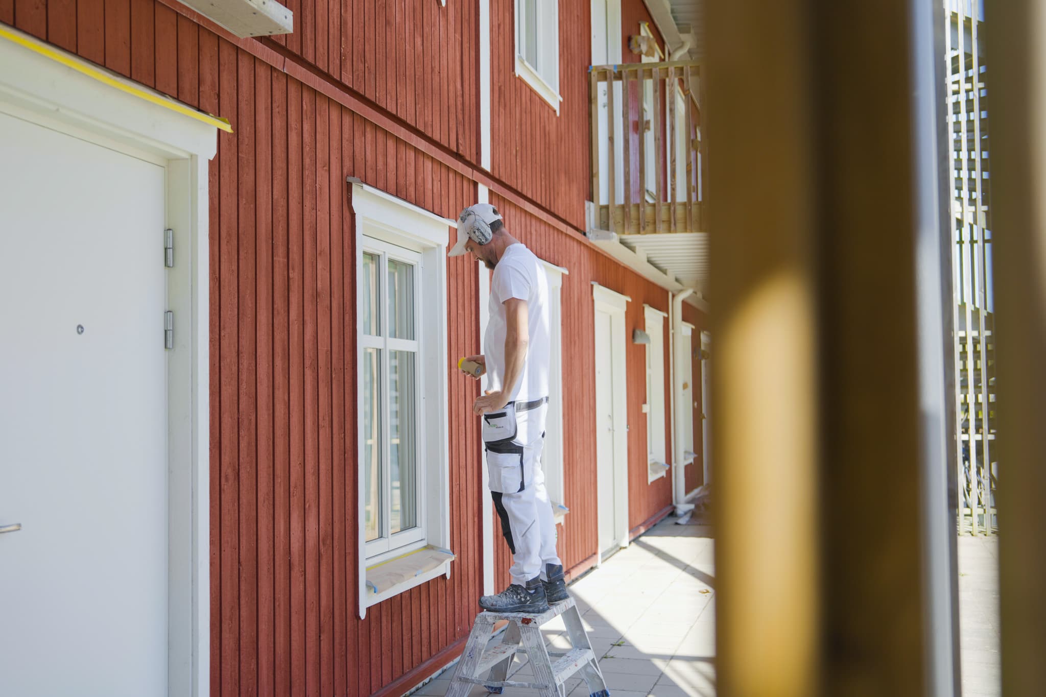 Måleriarbete i hemmet – detaljbild